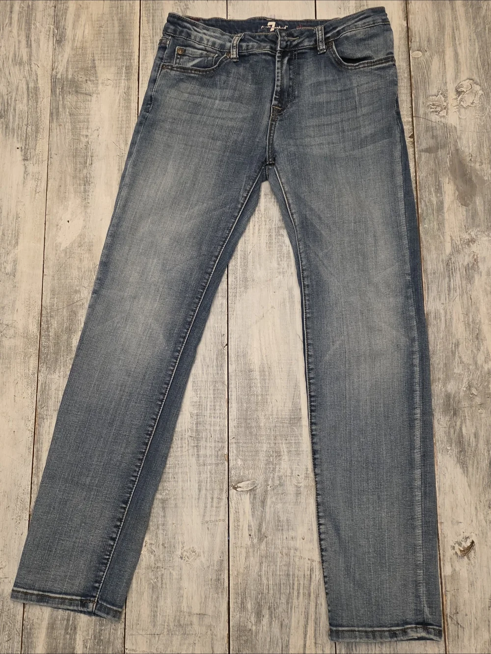 7 For All Mankind Slimmy Jeans in Faded Blue Boys sz 14